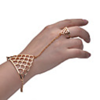 Weinlese Metallhöhle-out Fish Scale Muster-Armband