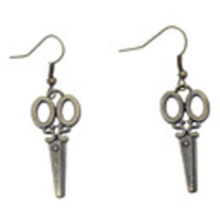 Weinlese Scissors Ohrring