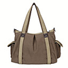 Weinlese Stilvolle Neutral Canvas Tote