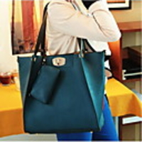 Weinlese Stilvolle Solid Color Einfache Umhängetasche