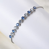 wünsche amazon grenzüberschreitender schmuck einfaches design temperament mode koreanisches blaues und weißes zirkon armband Lightinthebox
