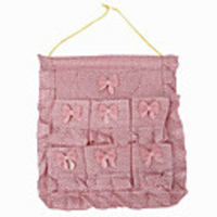 Würdevolle Hausfrau Babybreath Stoffe Hanging Bag Zweiteiler senden Exquisite Fernbedienung Deckung (Screen Color)