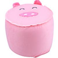 Würdevolle Hausfrau Cartoon Aufblasbare Hocker Pink Pig (Screen Color)
