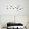 Wörter liebe dich Wandsticker