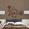 Wörter Liebe-Haus-Wand-Aufkleber