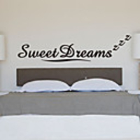 Wörter Sweet Dream Wandsticker