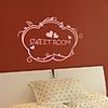 Wörter Sweet Home Wandsticker