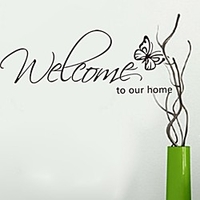 Wörteramp; zitiert Wandaufkleber Wörteramp; Zitate Wandaufkleber dekorative Wandaufkleber,  Vinyl Home Decoration Wandtattoo Wanddekoration / abnehmbar 26 71cm Lightinthebox