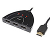yongwei hdmi v1.4 Stecker auf 3 x hdmi v1.4 Buchse Schalter schwarz