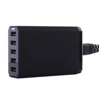 5-Port High Speed Desktop USB Ladegerät für iPhone,  iPad Air 2,  Samsung S6 / Edge,  Nexus,  HTC