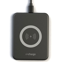 AirCharge Qi Zertifiziert 5W Drahtloses Slimline Ladepad - Schwarz