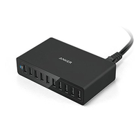 Anker PowerPort 10 60W 10-Port USB Ladegerät - Schwarz