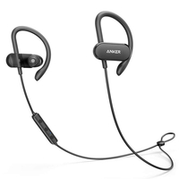 Anker SoundBuds Curve Wireless Bluetooth 4.1 Sport-Ohrhörer-Schwarz