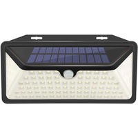 Außen-Solarleuchte 102 LEDs 5, 5V/1W Bewegungssensor IP65 LED-Leuchte
