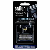 Braun 30B Ersatz Scherfolie und Klingenblock - Schwarz