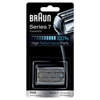 Braun 70S Series 7 Ersatz Scherfolie und Klingenblock – Silber