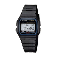 Casio F91W-1YEF Klassische Wasserdichte Digital Armbanduhr für Herren