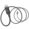 Desire2 Nylon 1m USB Blitzkabel - Schwarz