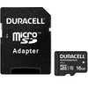 Duracell 16GB Performance Micro SD Karte (SDHC) + Adapter