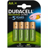 Duracell HR6 2400mAh Wiederaufladbare AA Batterien - 4er Pack