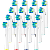 EB25-P Floss Action Replacement Toothbrush Heads - 4x 4 Pack