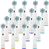EB50-P Cross Action Replacement Toothbrush Heads - 4x 4 Pack