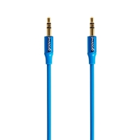 Groov-e 3.5mm Aux Spiralkabel - 1.8m - Blau