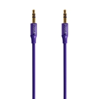 Groov-e 3.5mm Aux Spiralkabel - 1.8m - Lila