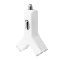 Groov-e Dual USB Autoladegerät - Weiss