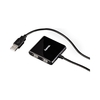 Hama 4 Port USB 2.0 Hub - Schwarz