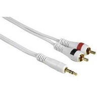 Hama Verbindungskabel -3, 5mm - 2 Cinch-Stecker