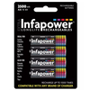 Infapower 2700mAh wiederaufladbare AA NiMh Batterien - 4er Pack