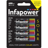 Infapower 600mAh AA Longlife Wiederaufladbare Batterien - 4er-Pack