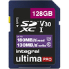 Integral 128GB UltimaPRO V30 4K/8K SD-Karte (SDXC) UHS-I U3 - 180MB/s