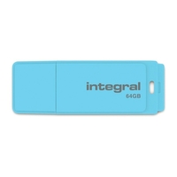 Integral 64GB Pastel 3.0 USB Stick - Blau