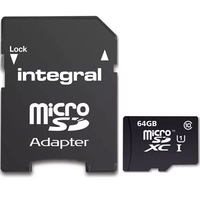 Integral 64GB UltimaPro MicroSDXC Karte 40MB/s Inkl. Adapter - Class 10