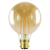 Integral G95 LED Vintage Globe Glühbirne B22 5W (40W) 1800K (Ultra-Warme) Dimmbare Lampe