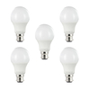 Integral GLS LED Classic Globe B22 9.5W (60W) 2700K Nicht dimmbare Mattlampe - 5er Pack