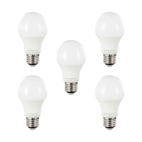 Integral GLS LED Klassik Globus E27 9, 5W (60W) 2700K Nicht-Dimmbare Matt Lampe - 5er Pack