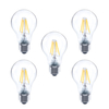Integral GLS LED Klassische Vollglas Birne E27 4, 5W (40W) 2700K Dimmbare Lampe - 5er Pack