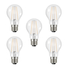 Integral GLS LED Vollglas Birne E27 6W (60W) 2700K Nicht-Dimmbare Lampe - 5er Pack