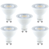 Integral GU10 Klassische LED-Glühbirne PAR16 4, 5W (50W) 2700K (Warm weiß) Nicht-Dimmbare Lampe - 5er Pack