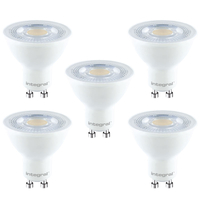 Integral GU10 Klassische LED-Glühbirne PAR16 4, 7W (53W) 2700K (Warm weiß) Nicht-Dimmbare Lampe - 5er Pack