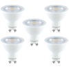 Integral GU10 Klassische LED-Glühbirne PAR16 5, 5W (60W) 4000K (Kaltweiß) Dimmbare Lampe - 5er Pack