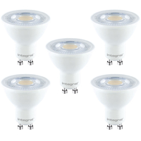 Integral GU10 Klassische LED-Glühbirne PAR16 5, 5W (60W) 4000K (Kaltweiß) Dimmbare Lampe - 5er Pack