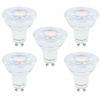 Integral GU10 LED Glas Birne PAR16 4, 7W (53W) 6500K (kühles Tageslicht) Nicht-Dimmbare Lampe - 5er Pack