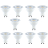 Integral GU10 LED-Glühbirnen PAR16 4, 5W (50W) 2700K (warmes Licht) Nicht-Dimmbare Lampe - 10er Pack