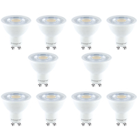 Integral GU10 LED-Glühbirnen PAR16 4, 5W (50W) 2700K (warmes Licht) Nicht-Dimmbare Lampe - 10er Pack