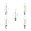 Integral LED Glaskolben B15 4W (36W) 2700K Nicht-Dimmbare Lampe - 5er Pack