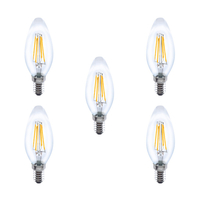 Integral LED Glaskolben E14 4W (36W) 2700K Nicht-Dimmbare Lampe - 5er Pack